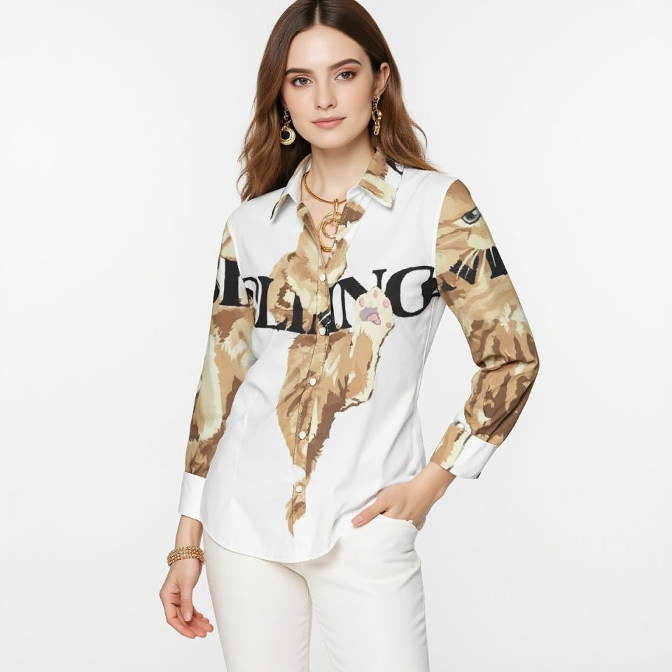 Cateye Art Long Sleeve Shirt