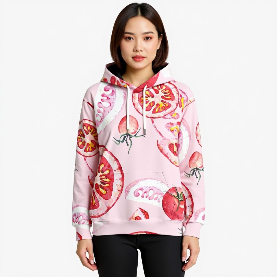 Tomat Pink Art Hoodie