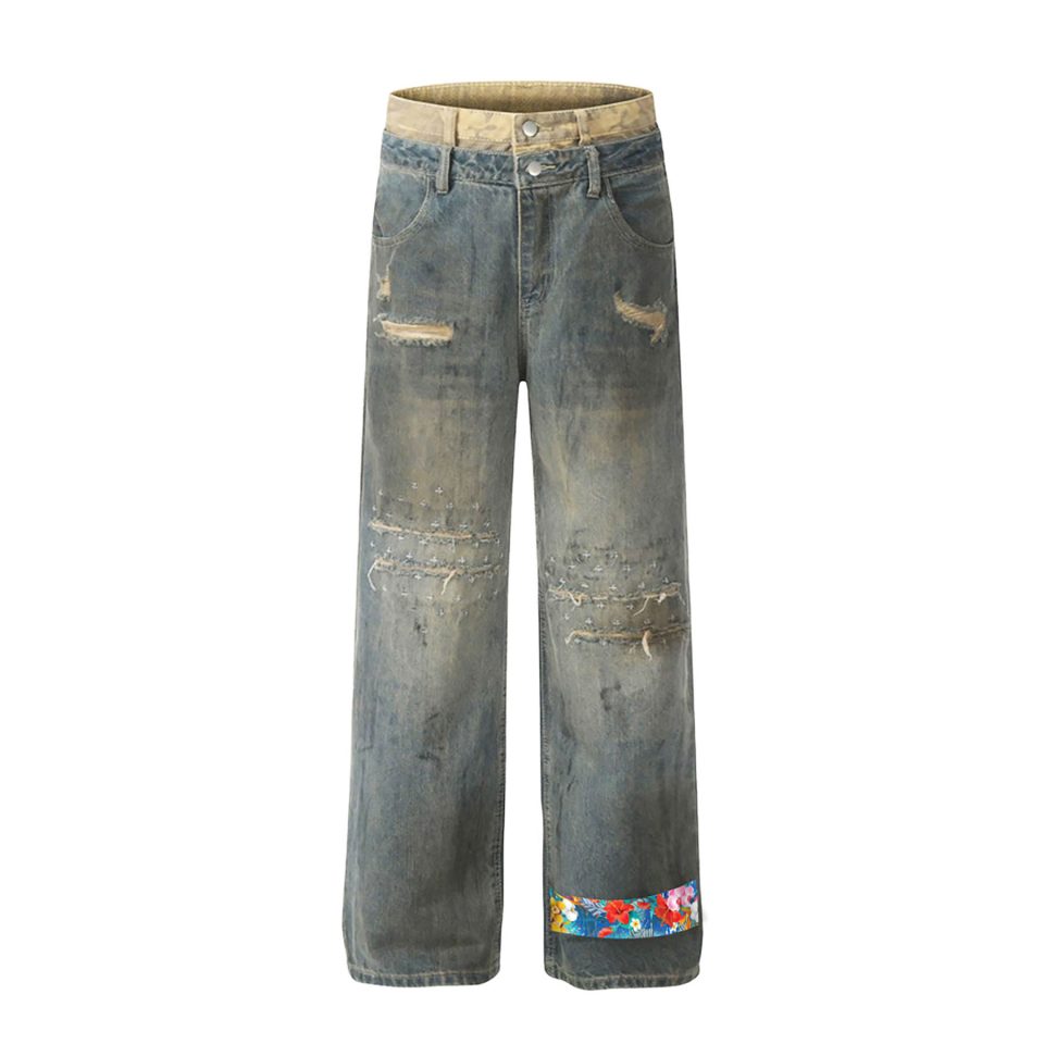 AJ Vintage Ripped Loose Jean
