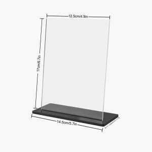 Vertical acrylic plaque-noImage
