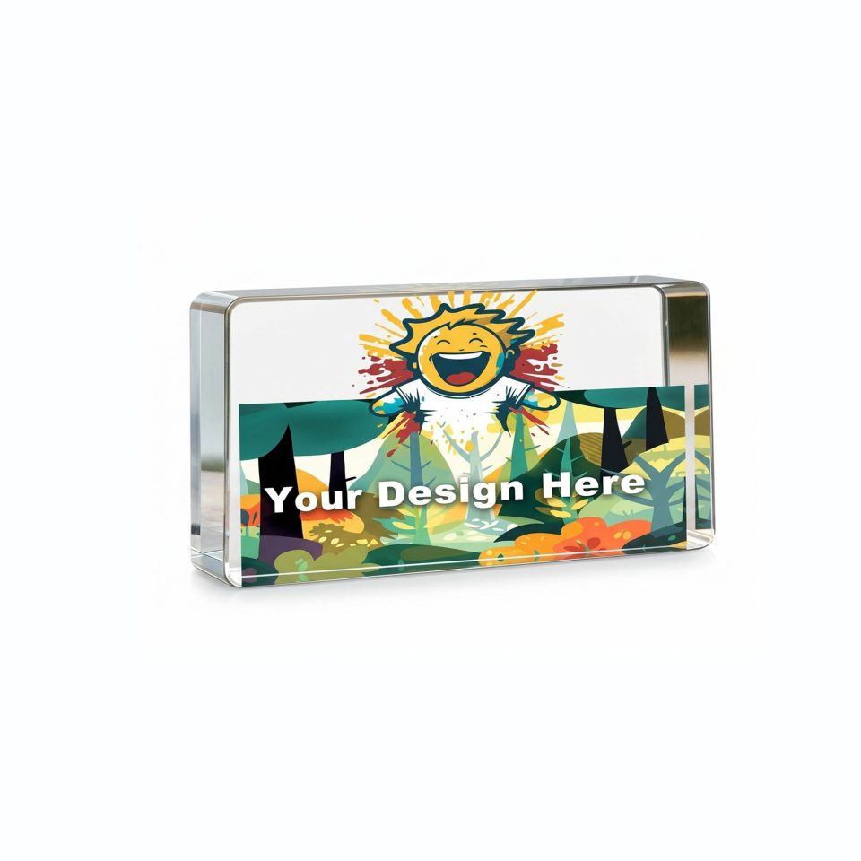 Custom Rectangular Acrylic Plaque – Horizontal 5x3