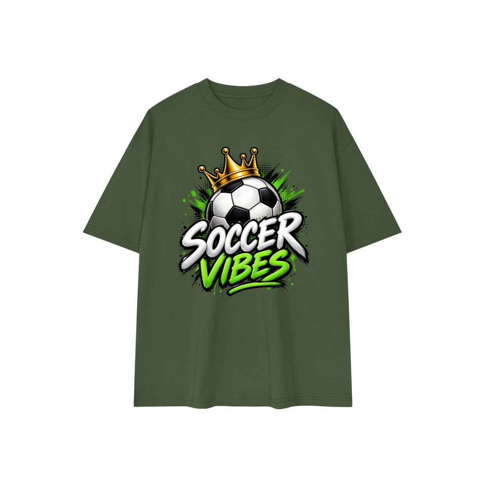 Soccer Vibe Drop Shoulder T-Shirt