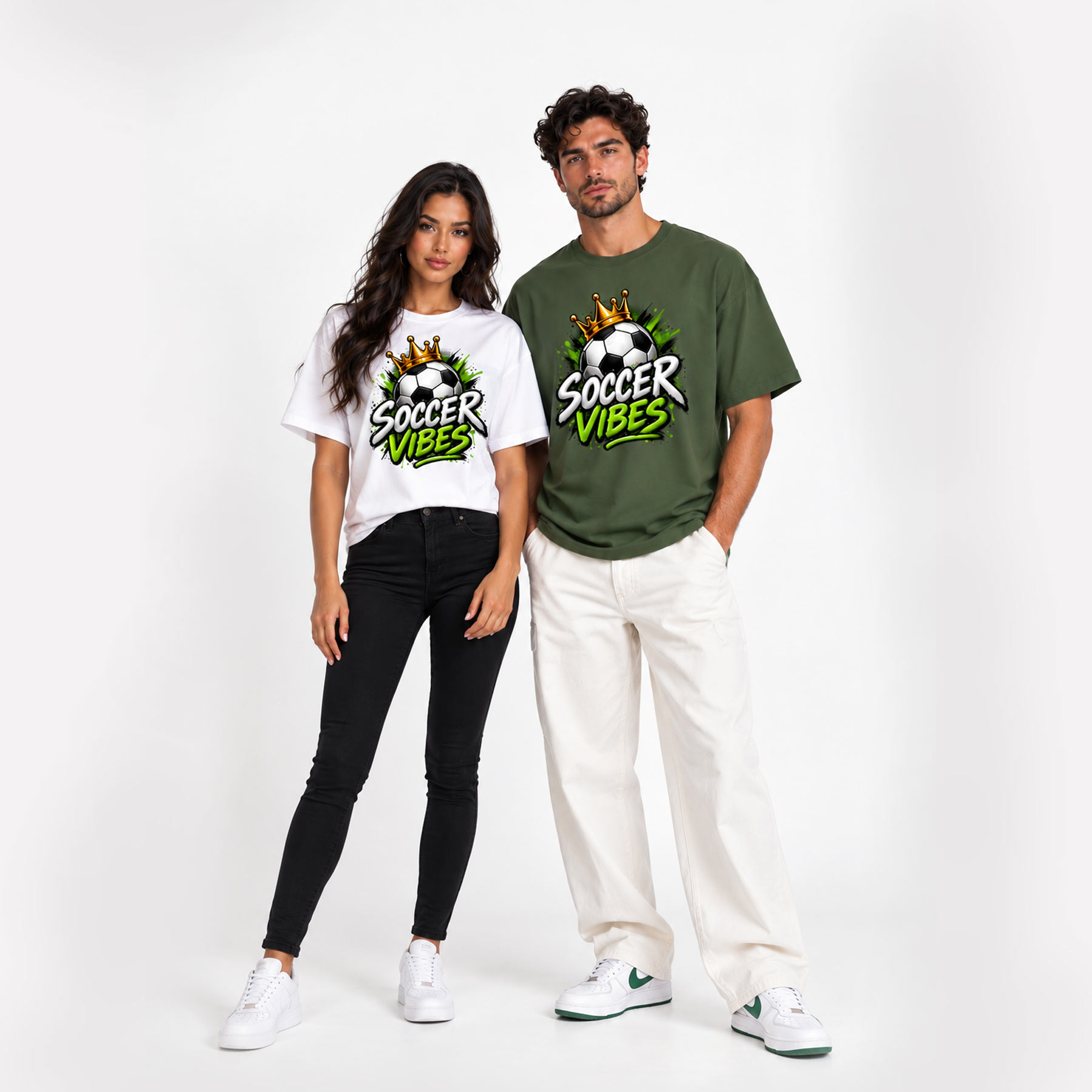 Army-Green-front-SoccerVibe-Model