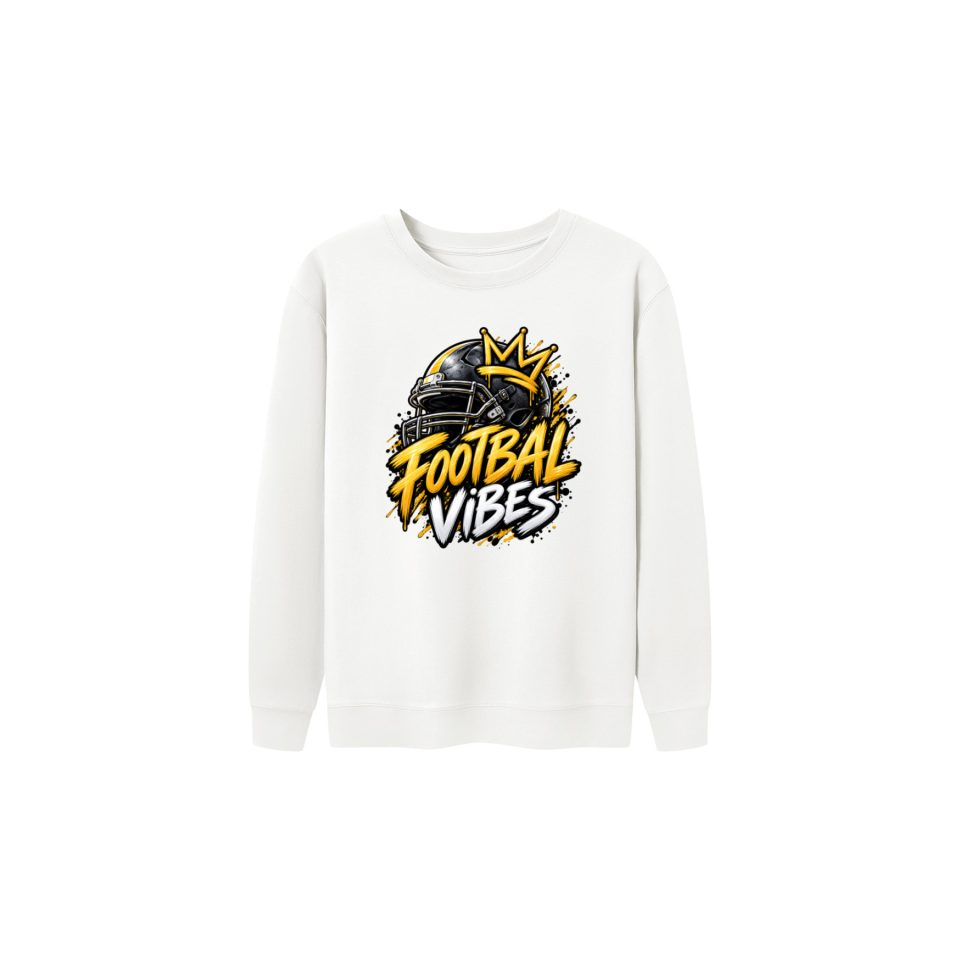 Football Vibe Drop Shoulder Sweatshirt