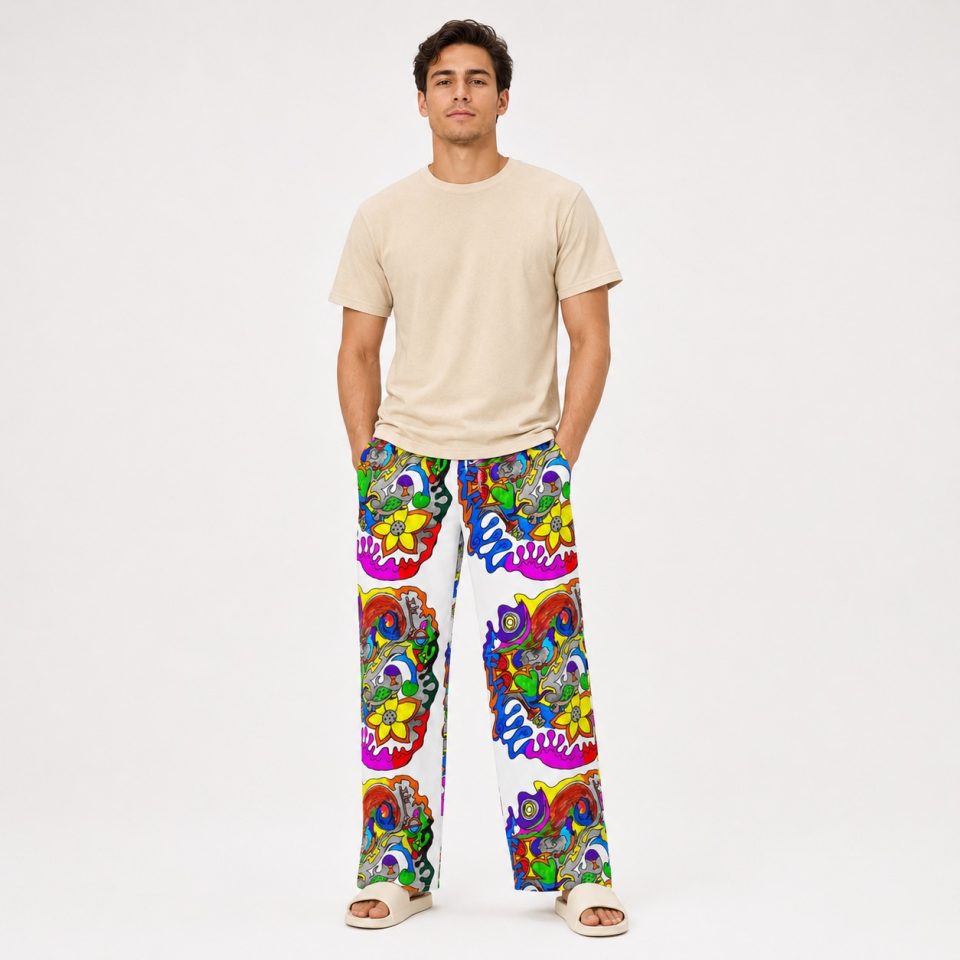 Flam Art Stylus Wide Leg Sweatpant
